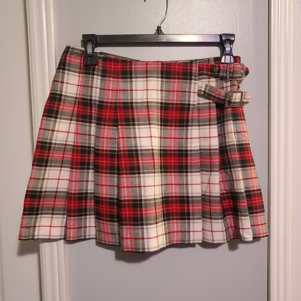 Vintage Garage Plaid Skirt